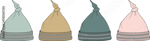 Knotted Baby Hats Soft and Stylish Designs for Newborns