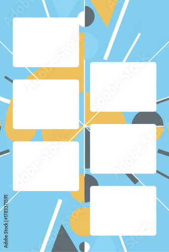 film strip background, cinema photography and movie, photobox frame photostrip polaroid photobooth template abstract
