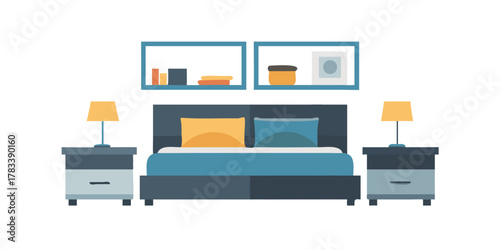 Modern Master Bedroom.