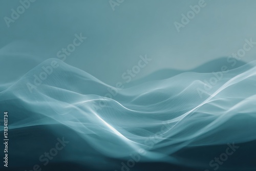 Gentle waves moving across tranquil ocean surface seascape abstract art serene atmosphere aerial view fluid dynamics