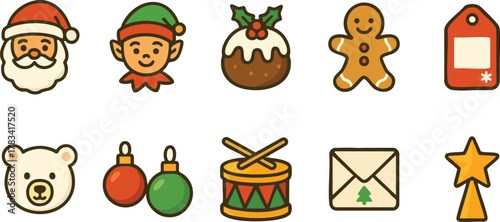 vector set of different vegetables icons collection