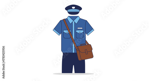 Mail Carrier Uniform A Symbol of Postal Service 1.