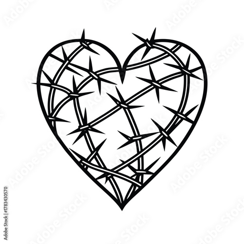 Heart of Barbed Wire