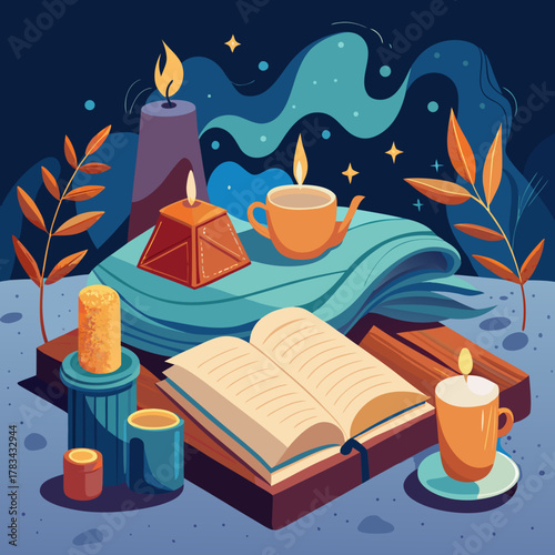 Winter Reading and Candlelight