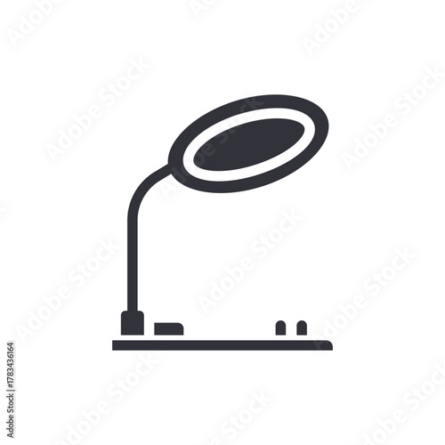 Modern Desk Lamp Creative Lighting Icon Design
