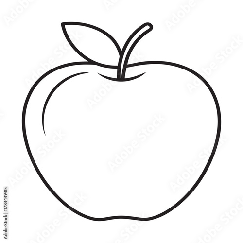 Simple Apple Outline
