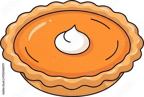 생크림 호박파이 : Whipped Cream Pumpkin Pie