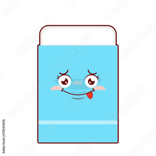eraser doubt face cartoon cute