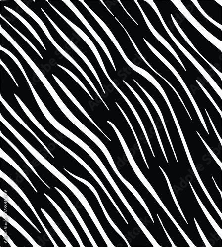 Abstract seamless zebra skin pattern vector illustration background for fashion textile design or wrapping and wallpaper or other printable purpose suitable for summer or winter fashion design