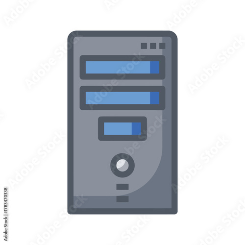 Computer Server Tower Unit 1.