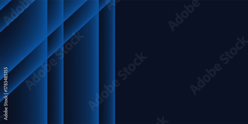 Dark blue modern business abstract background. Vector illustration design for presentation, banner, cover, web, flyer, card, poster, wallpaper, texture, slide, magazine, and powerpoint