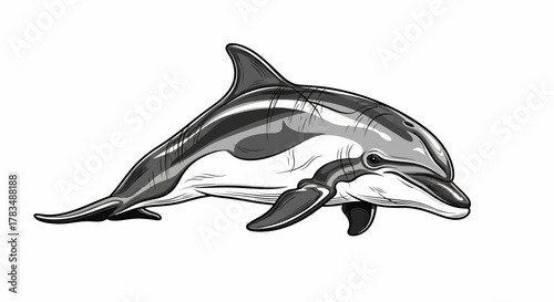 Abstract flowing organic shapes with smooth curves and gradients