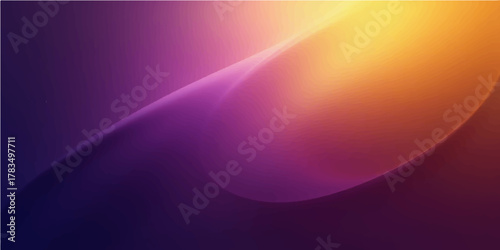 Abstract purple and blue background with glowing light motion, digital wave illustration, and dark texture design