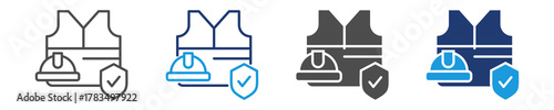 safety tools icon set multiple style