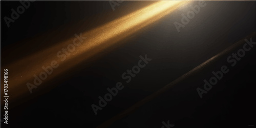 Blue light rays and abstract glow illuminate a dark stage backdrop with a party effect