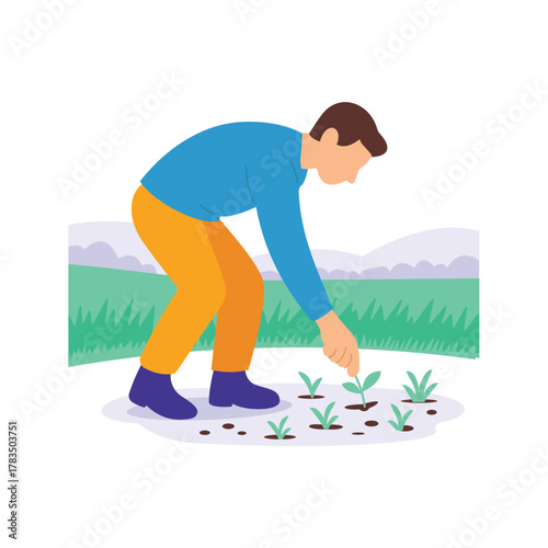 Small Weeds, removing unwanted growth from garden beds