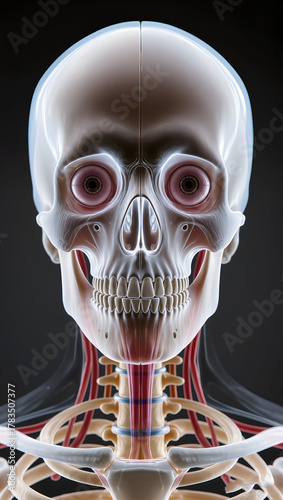 Xray of Human head and Brain