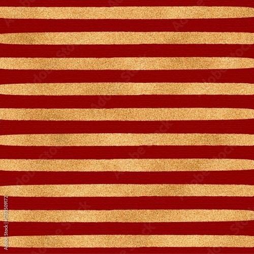 Red and gold horizontal stripes textured background pattern image