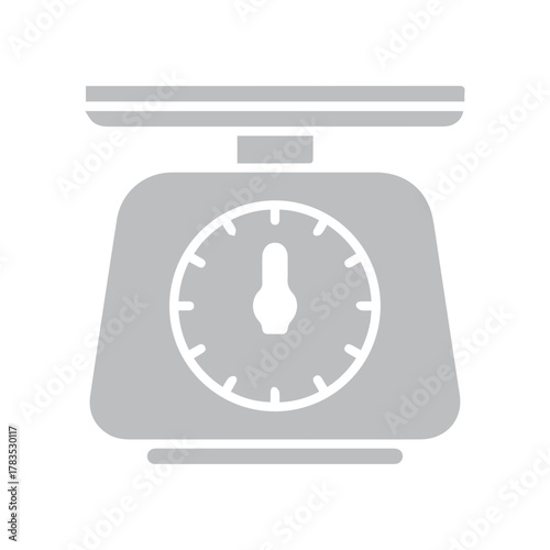 Analog Kitchen Scale Icon