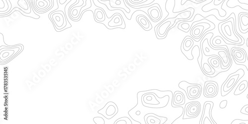 The stylized height map of the topographic in contours. Dark stroke on light background colors. Topographic line contour map background, geographic grid map,