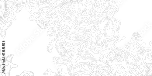 The stylized height map of the topographic in contours. Dark stroke on light background colors. Topographic line contour map background, geographic grid map,