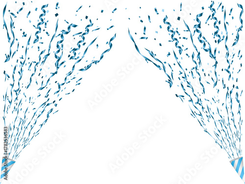 クラッカー、5水色