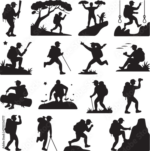 Athlete Running & Jogging Silhouette Bundle

Dynamic Sports Action Human Silhouette Pack

Marathon, Sprint & Fitness Running Vector Set

Outdoor Activity Running Walking Silhouette Collection

High-En