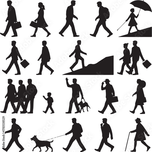 Athlete Running & Jogging Silhouette Bundle

Dynamic Sports Action Human Silhouette Pack

Marathon, Sprint & Fitness Running Vector Set

Outdoor Activity Running Walking Silhouette Collection

High-En