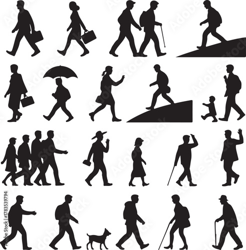 Athlete Running & Jogging Silhouette Bundle

Dynamic Sports Action Human Silhouette Pack

Marathon, Sprint & Fitness Running Vector Set

Outdoor Activity Running Walking Silhouette Collection

High-En