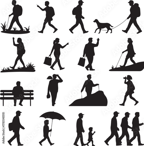 Running and Walking Silhouette Vector Bundle

Dynamic Athlete Movement Silhouette Pack

Fitness & Outdoor Activity Pose Collection

Human Motion Running Walking Vector Set

Sporty Action Silhouette Bu