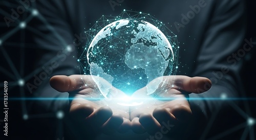 Holding the World in Your Hands A Conceptual Digital Globe in Modern Hands