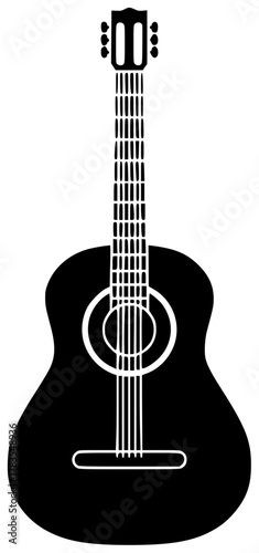music illustration guitar silhouette concert logo instrument icon musical outline art rock sound melody classical icon jazz musician song shape adults vector graphic background