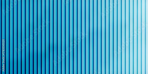 Futuristic neon texture with vibrant shades of blue green gradients and bright smooth fluted vertical lines. Bold dynamic design blending smooth tones and radiant colors for modern visual art project