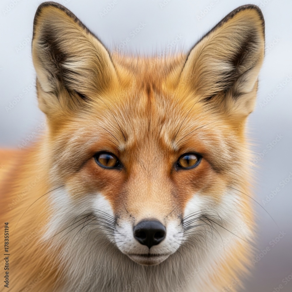 Fototapeta premium Close-up Portrait of a Red Fox