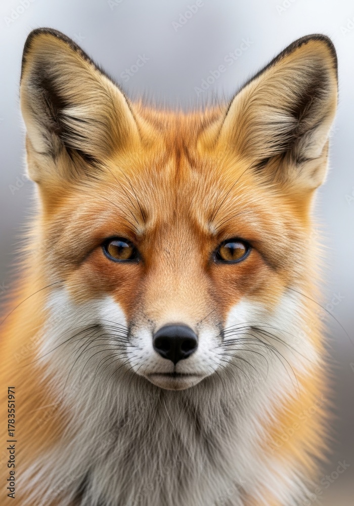 Fototapeta premium Close-up Portrait of a Red Fox