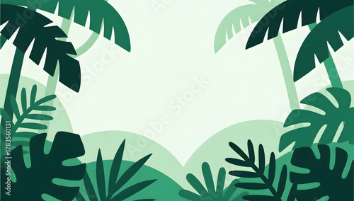 Plant leaves Green nature pattern Abstract leaves wallpaper illustration background
