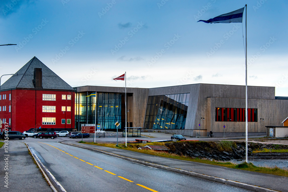 Obraz premium Vardo Town Hall - Norway