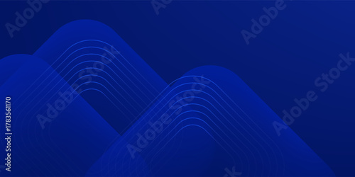 Abstract blue background. Modern simple blue geometric design. Minimal shapes. Suit for booklet, brochure, banner, poster, website, flyer, cover, corporate, backdrop. Vector illustrationPrint