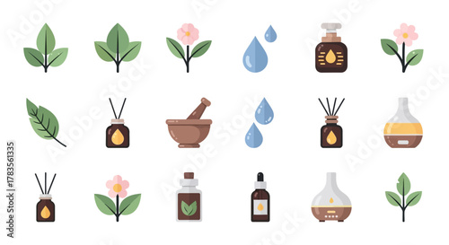 Aromatherapy Essentials - Essential Oils, Diffusers, and Natural Elements for Wellness.