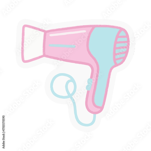 Hair dryer vector illustration design