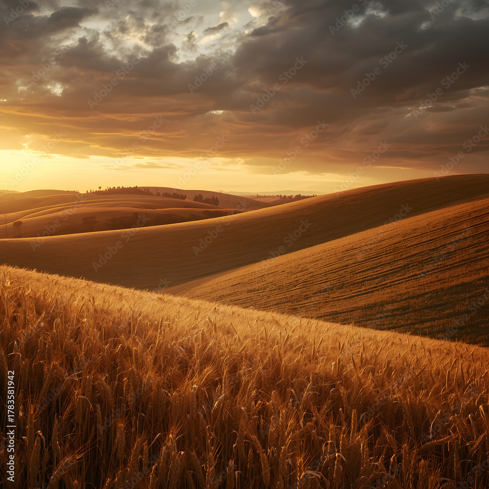 Fototapeta premium field of wheat