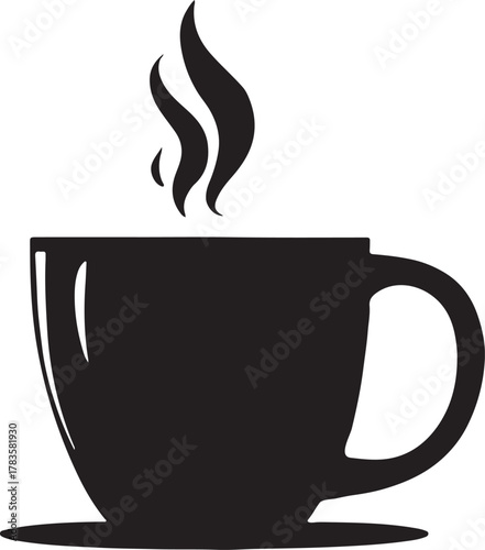 Steaming Hot Cup Of Coffee Or Tea For A Cozy Morning Or Evening Refreshment