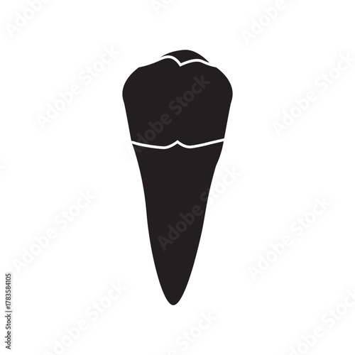 premolar tooth glyph icon