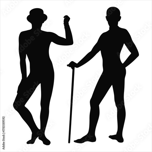 silhouette of a woman with dumbbells