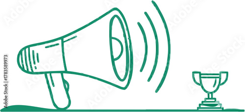 Megaphone Victory Fanfare