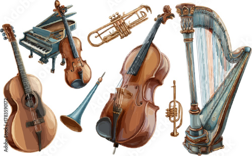 Serenading Strings and Pipes