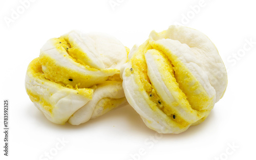 Traditional Chinese Steamed Twisted Rolls with Ghee and Herbs – Savory Asian Pastry