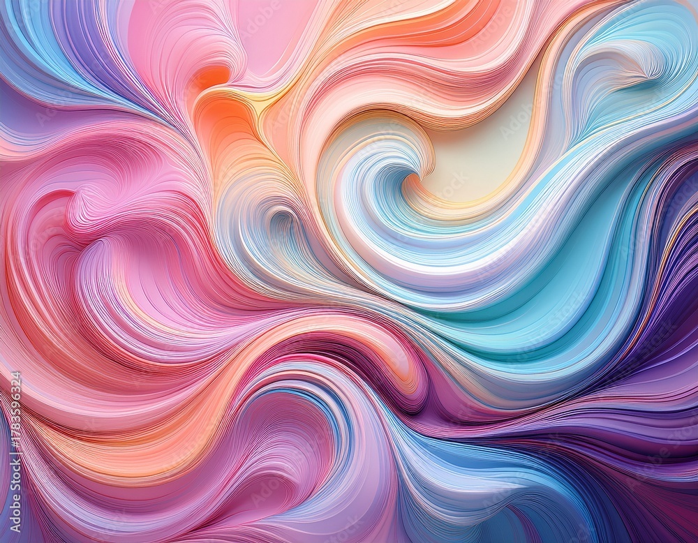 Fototapeta premium pastel swirls and blended colors