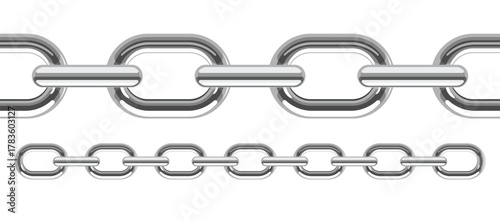 Set of chain vector illustration