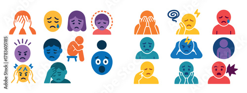 Colorful Guilt Icons